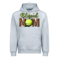 Heather Grey blessed mom with tennis and daisy Urban Hoodie - texasbilliewilder
