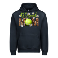 Navy blessed mom with tennis and daisy Urban Hoodie - texasbilliewilder