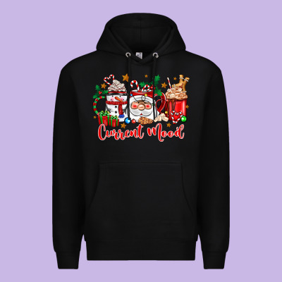 Current Mood Coffee Cups Premium Hoodie Designed By Zillion Design Studio