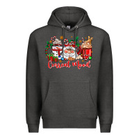 Charcoal Heather current mood coffee cups Premium Hoodie - Zillion Design Studio