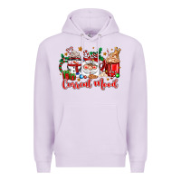 Lilac current mood coffee cups Premium Hoodie - Zillion Design Studio