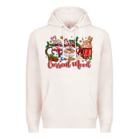 Pale Pink current mood coffee cups Premium Hoodie - Zillion Design Studio
