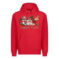 Red current mood coffee cups Premium Hoodie - Zillion Design Studio