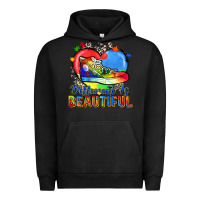 Pigment Black different is beautiful Urban Hoodie - Zillion Design Studio