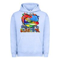 Pigment Grape Ice different is beautiful Urban Hoodie - Zillion Design Studio