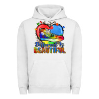 Pigment Lunar Rock different is beautiful Urban Hoodie - Zillion Design Studio