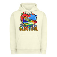 Pigment Pistachio different is beautiful Urban Hoodie - Zillion Design Studio