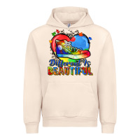 Sandshell different is beautiful Urban Hoodie - Zillion Design Studio