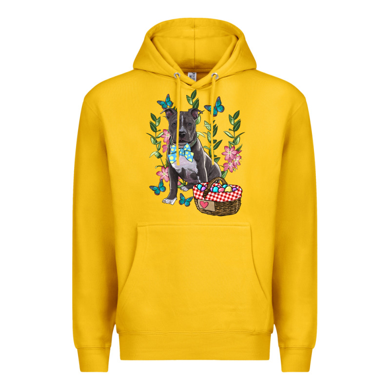 Easter Pitbull Premium Hoodie by RanaPortraitStore | Teevron