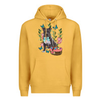 Mustard easter pitbull Premium Hoodie - RanaPortraitStore