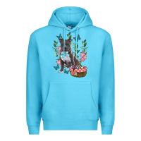 Ocean Blue easter pitbull Premium Hoodie - RanaPortraitStore