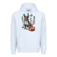 White easter pitbull Premium Hoodie - RanaPortraitStore