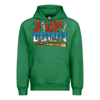 Emerald 3 up 3 down baseball Urban Hoodie - texasbilliewilder