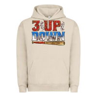 3 Up 3 Down Baseball Urban Hoodie | Teevron