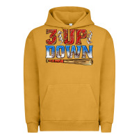 Pigment Peanut Butter 3 up 3 down baseball Urban Hoodie - texasbilliewilder