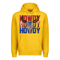 Lemon howdy howdy howdy 4th of july bull skull billie wi Premium Hoodie - texasbilliewilder