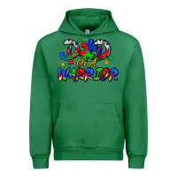 Emerald dad of a warrior Urban Hoodie - Zillion Design Studio