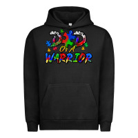 Pigment Black dad of a warrior Urban Hoodie - Zillion Design Studio