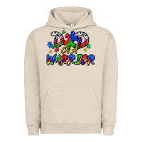 Pigment French Oak dad of a warrior Urban Hoodie - Zillion Design Studio