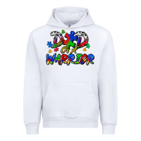 White dad of a warrior Urban Hoodie - Zillion Design Studio