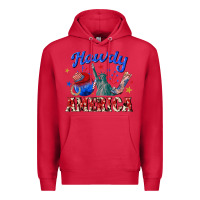 Cardinal howdy america western Premium Hoodie - texasbilliewilder