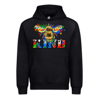 Black bee kind autism Urban Hoodie - Zillion Design Studio