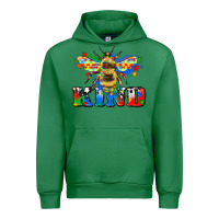 Emerald bee kind autism Urban Hoodie - Zillion Design Studio