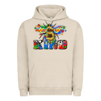 Pigment French Oak bee kind autism Urban Hoodie - Zillion Design Studio