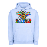 Pigment Grape Ice bee kind autism Urban Hoodie - Zillion Design Studio