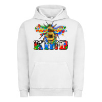Pigment Lunar Rock bee kind autism Urban Hoodie - Zillion Design Studio
