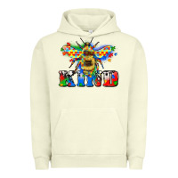 Pigment Pistachio bee kind autism Urban Hoodie - Zillion Design Studio