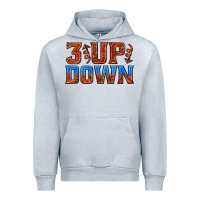 Heather Grey 3 up 3 down basketball Urban Hoodie - texasbilliewilder
