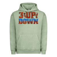Pigment Oil Green 3 up 3 down basketball Urban Hoodie - texasbilliewilder