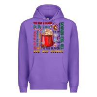 Purple tis the season Premium Hoodie - Zillion Design Studio