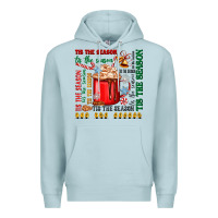 Blue Mist tis the season Premium Hoodie - Zillion Design Studio