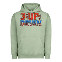 Pigment Oil Green 3 up 3 down football Urban Hoodie - texasbilliewilder
