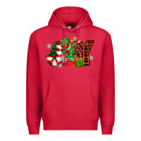 Cardinal christmas joy elf Premium Hoodie - Zillion Design Studio