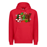 Red christmas joy elf Premium Hoodie - Zillion Design Studio