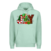 Seafoam christmas joy elf Premium Hoodie - Zillion Design Studio