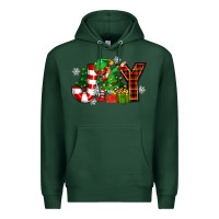 Sports Green christmas joy elf Premium Hoodie - Zillion Design Studio