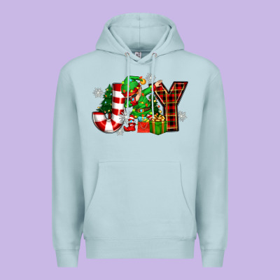 Christmas Joy Elf Premium Hoodie Designed By Zillion Design Studio