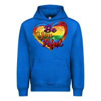 Cobalt be you tiful Urban Hoodie - Zillion Design Studio