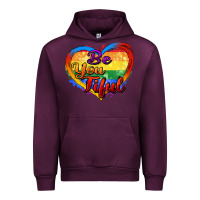 Mauve Wine be you tiful Urban Hoodie - Zillion Design Studio