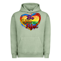 Pigment Oil Green be you tiful Urban Hoodie - Zillion Design Studio