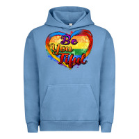 Pigment Pebble Blue be you tiful Urban Hoodie - Zillion Design Studio
