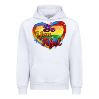 White be you tiful Urban Hoodie - Zillion Design Studio