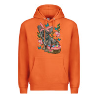 Carrot easter french bulldog Premium Hoodie - RanaPortraitStore