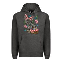 Charcoal Heather easter french bulldog Premium Hoodie - RanaPortraitStore