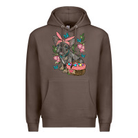 Coffee easter french bulldog Premium Hoodie - RanaPortraitStore