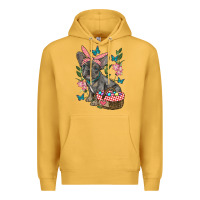 Mustard easter french bulldog Premium Hoodie - RanaPortraitStore